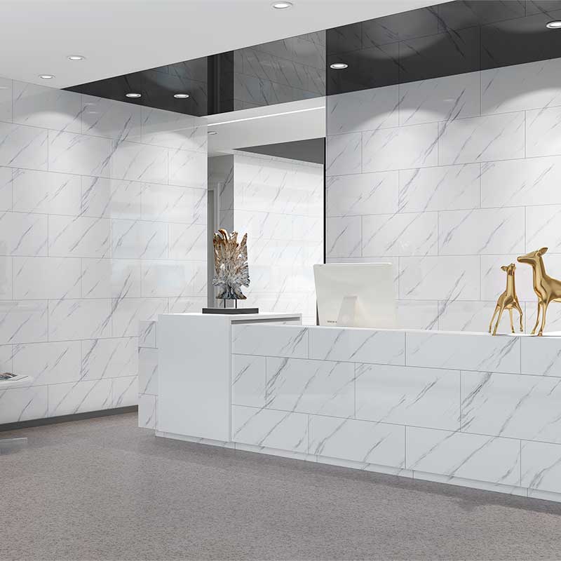 Marble Stone Design Wallpaper / Bathroom Self-adhesive Wall Panel
